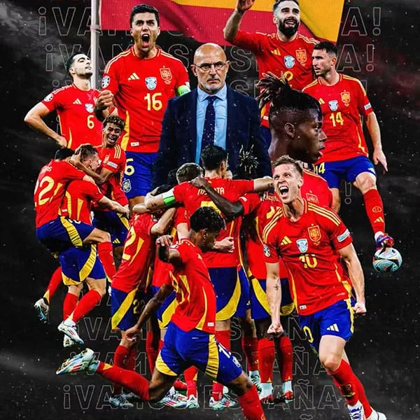 Reel creativo redes sociales Selección Española Eurocopa 2024.